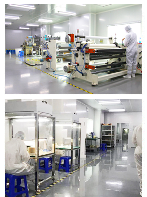 防藍光膜，防爆膜，磨砂膜，液晶保護膜定制廠家_無塵車間